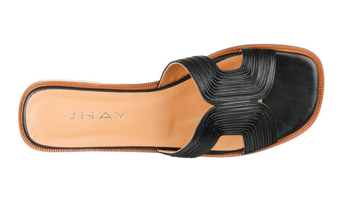 Hay Pleat Black - Crispins Shoes
