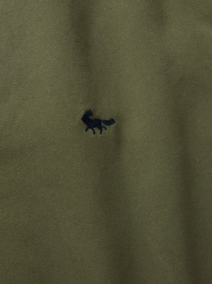 Aubin Olive Hessle Button Down Shirt | Oxford Shirt