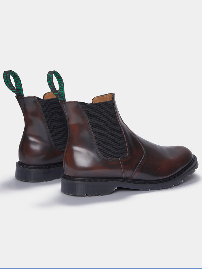 Aubin Burgundy Hi Shine Dealer Boot | Footwear