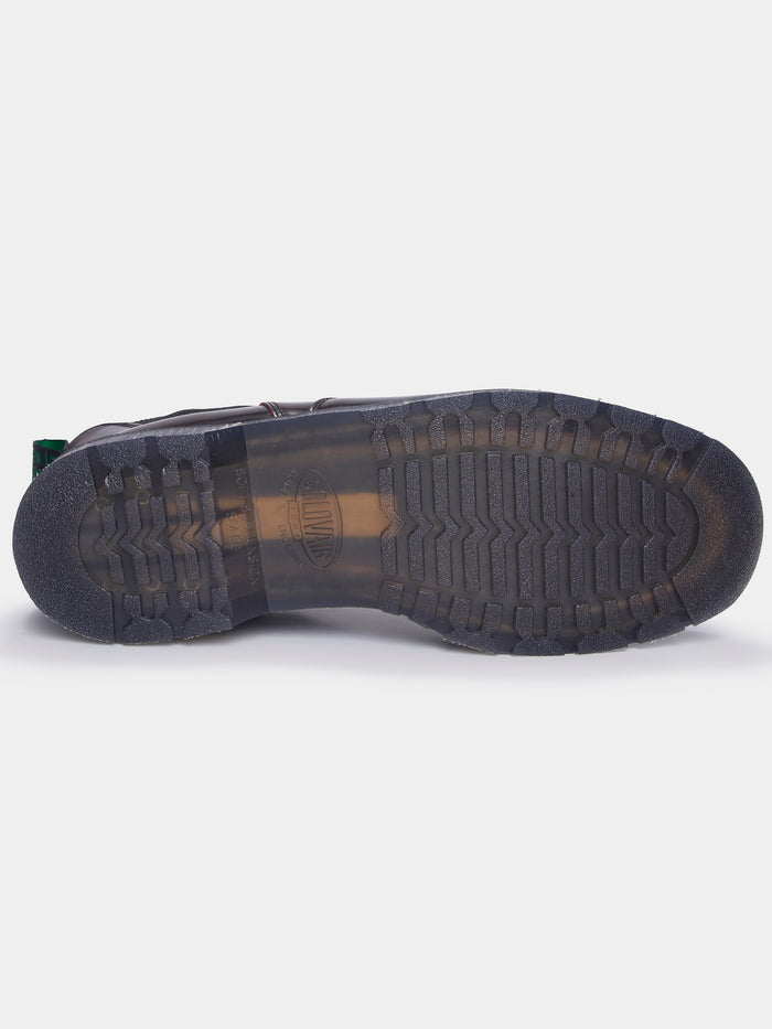 Aubin Burgundy Hi Shine Dealer Boot | Footwear