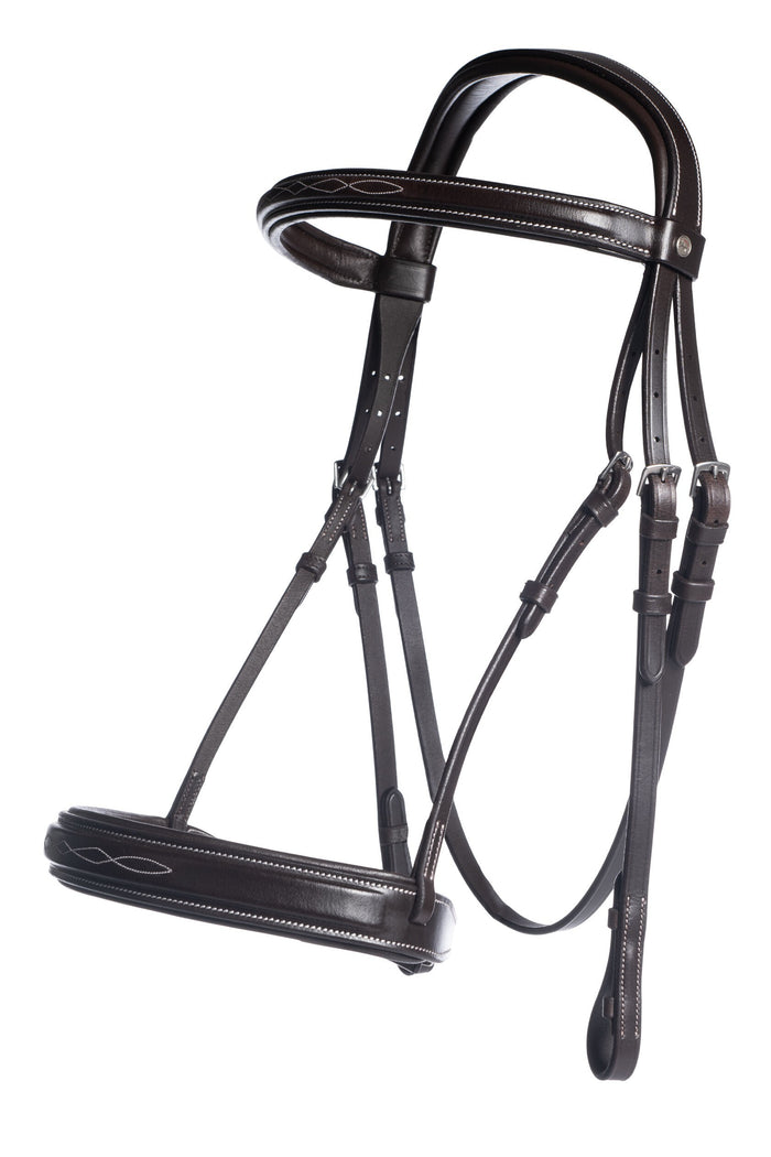 HKM Hunter 2 English Bridle, Dark Brown