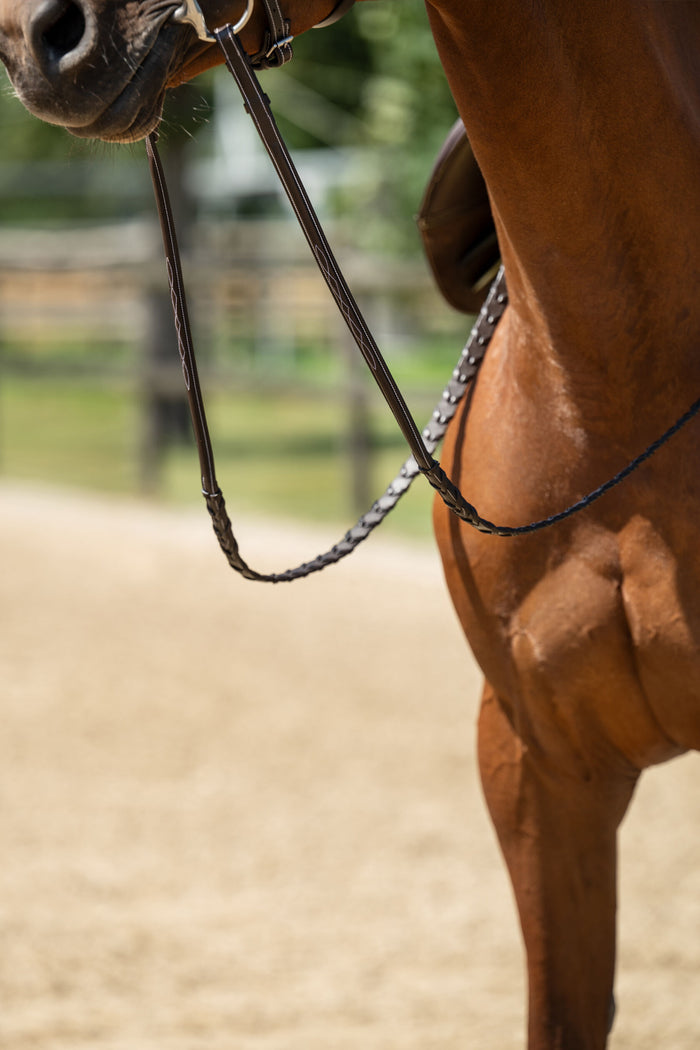 HKM Hunter 2 English Bridle, Dark Brown