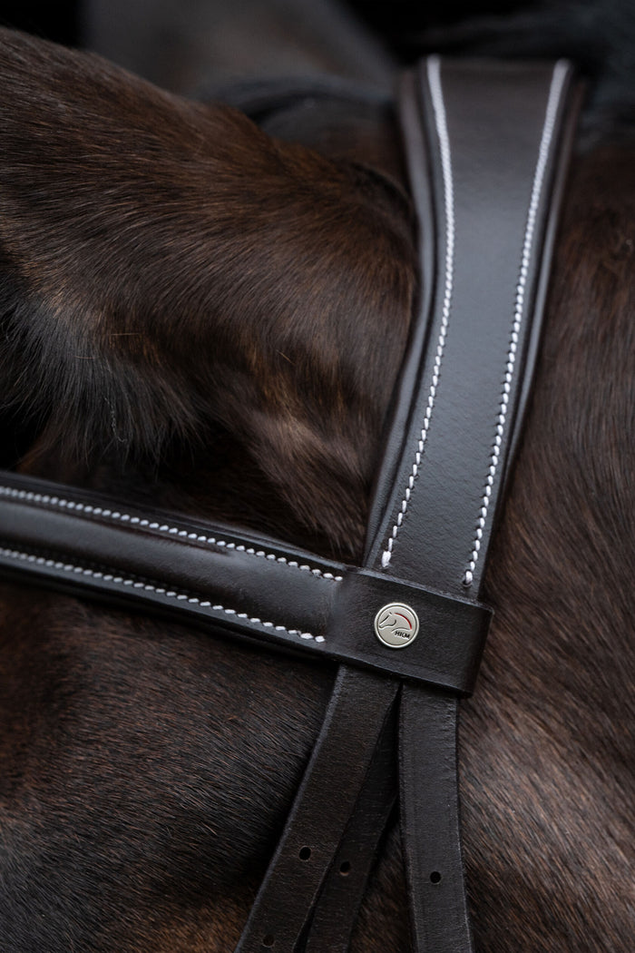 HKM Hunter 2 English Bridle, Dark Brown