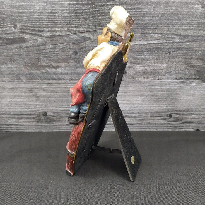 Home Décor Chef Drinking Wine Picture Holder