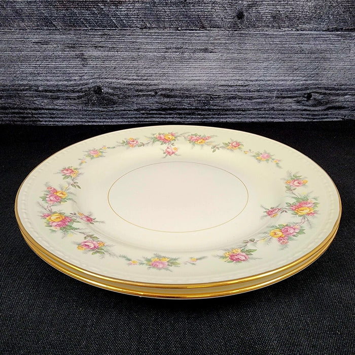 Homer Laughlin Countess Luncheon Plate 9" Set of 2 Georgian Eggshell F49N5