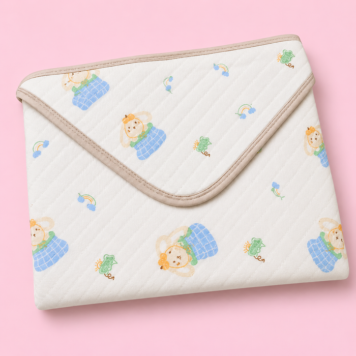 Hooded Baby Wrapper (Receiving Blanket) | Dog Print