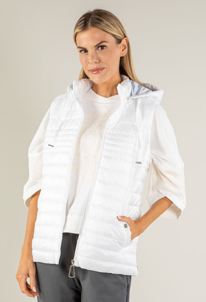 Hooded Quilted Gilet