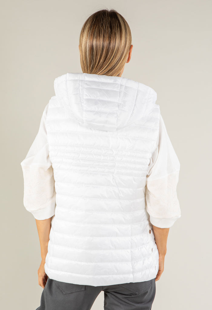 Hooded Quilted Gilet