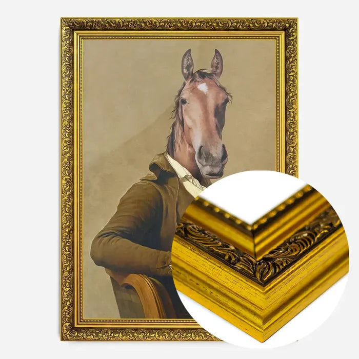 21x30cm | 8¼ x 11¾in / Gold Ornate Frame