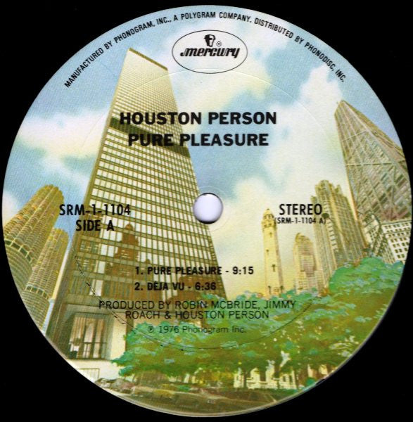 Houston Person - Pure Pleasure (1976 US Press)