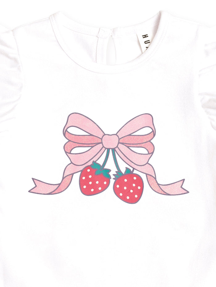 Hux Strawberry Frill Tee