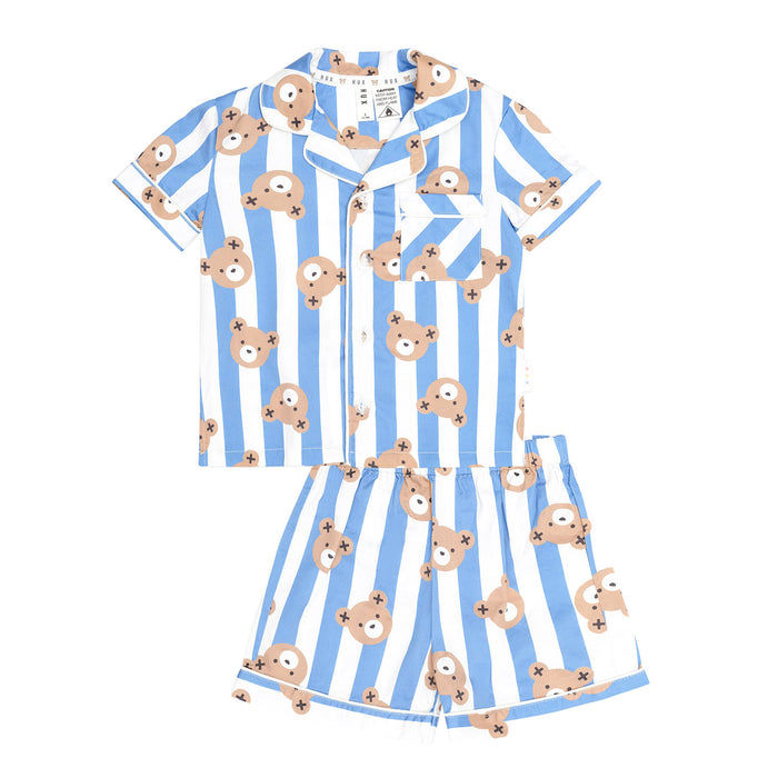 Huxbear Stripe Pjs - Blue
