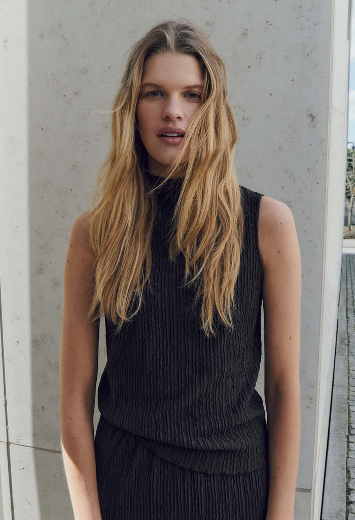 Idala slim jersey top
