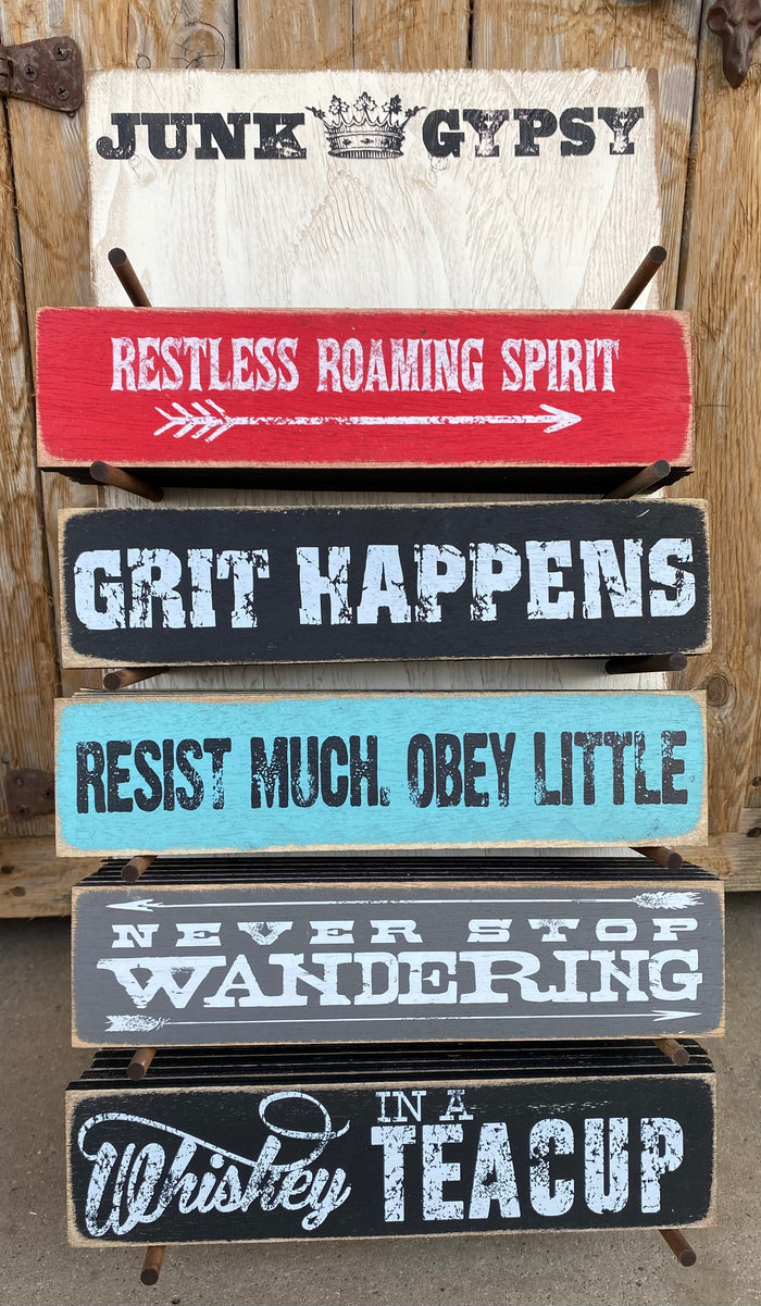 Custom Jg Wooden Signs