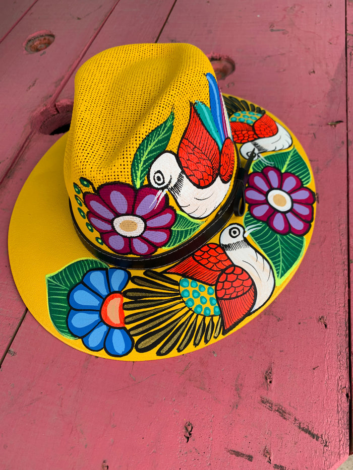 Artisan Hand Painted Hat -7 designs