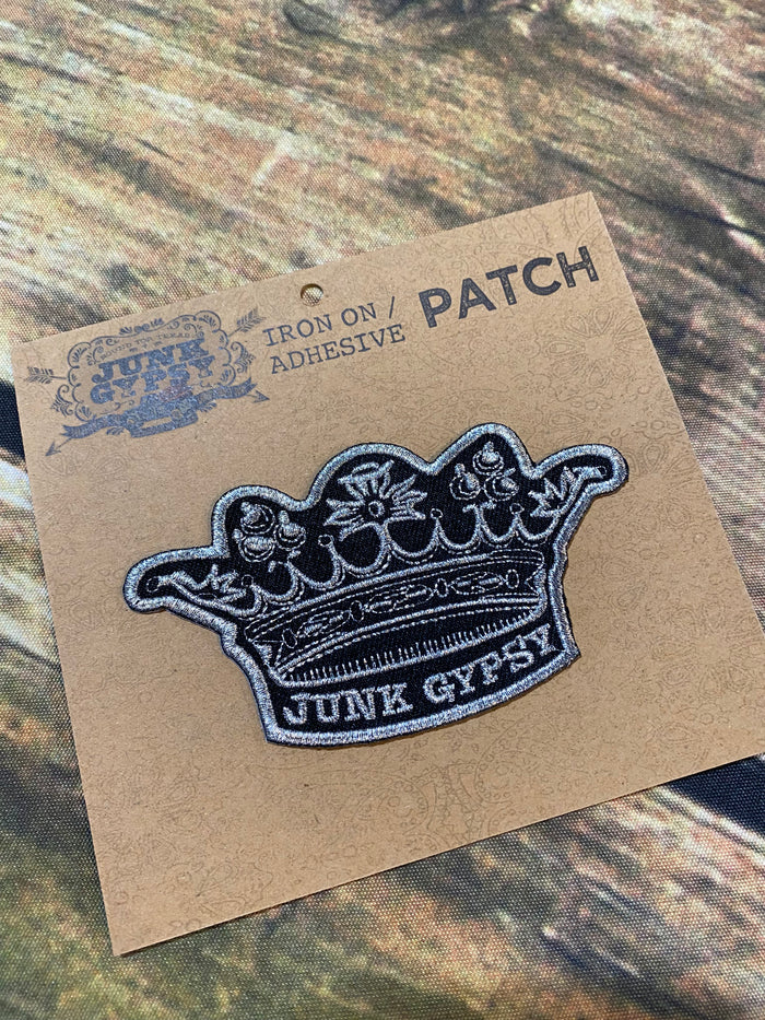 Patch- Silver Crown