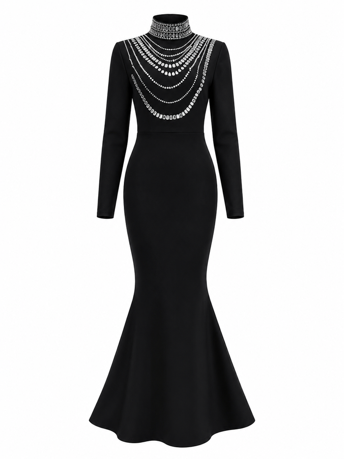 Imperial Crystal Mermaid Gown - Sovereign
