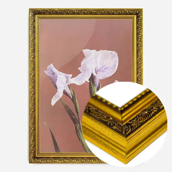 21x30cm | 8¼ x 11¾in / Gold Ornate Frame