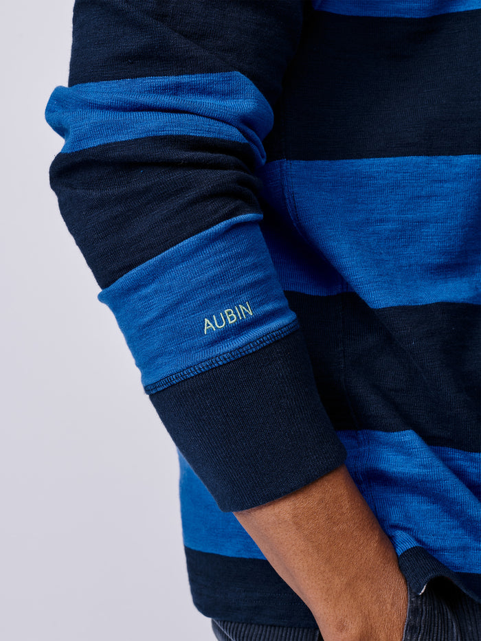Aubin Navy/Cobalt Irnham Rugby Shirt | Rugby Shirts