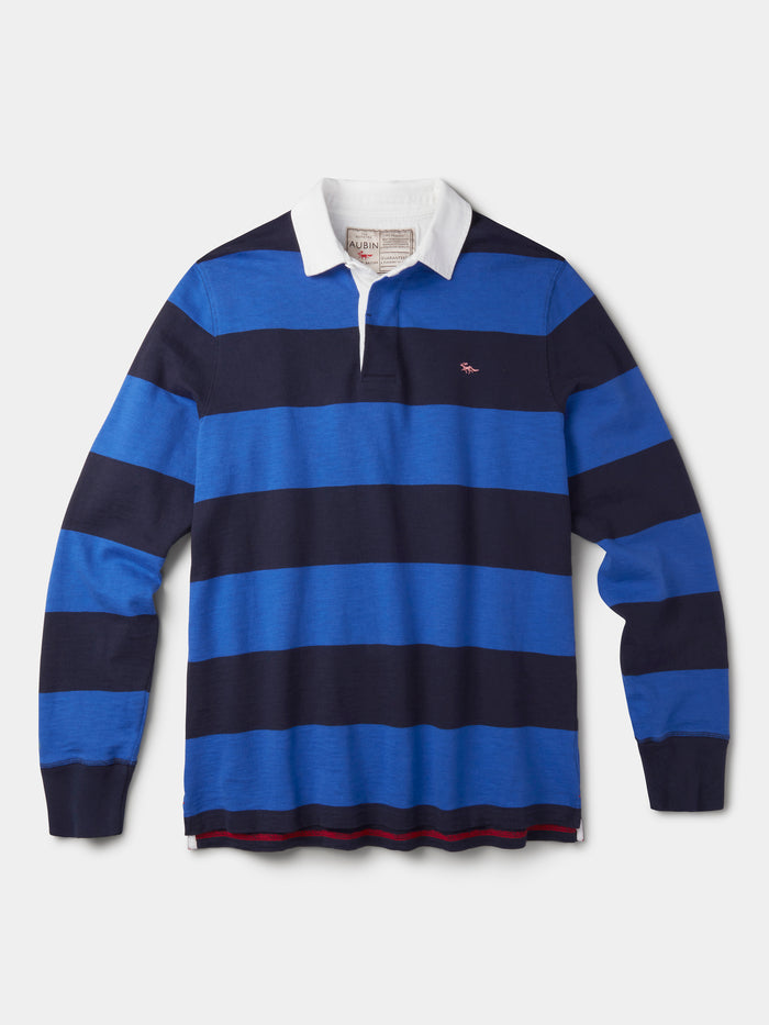 Aubin Navy/Cobalt Irnham Rugby Shirt | Rugby Shirts