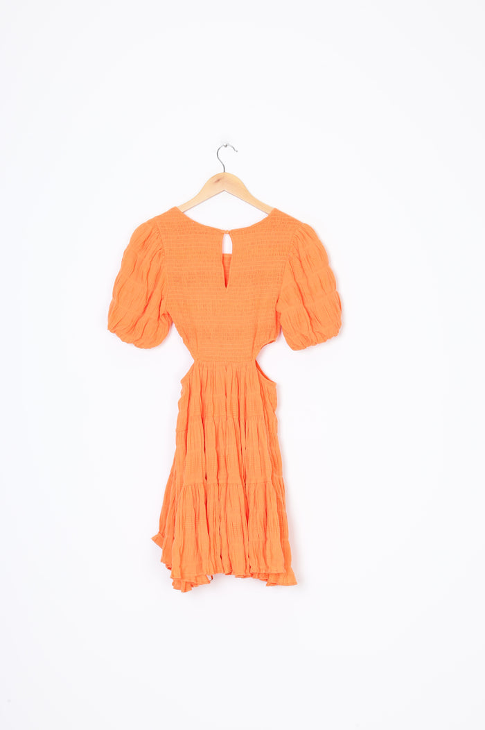 Ivy + Jack Womens Orange Dress Size 6