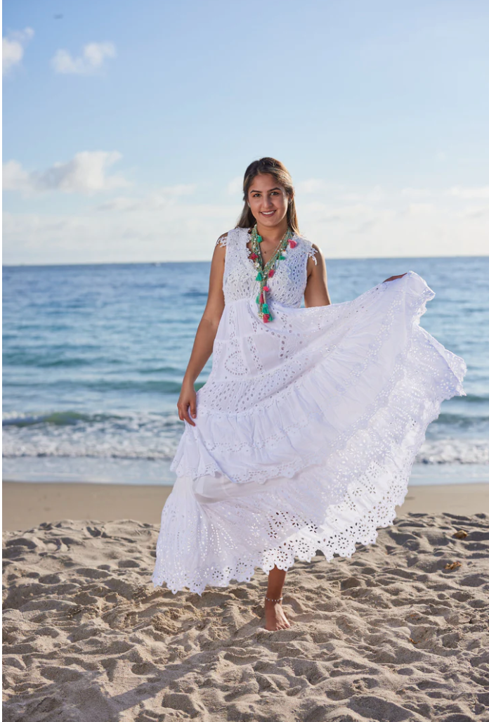J-024 Beautiful Long White Dress