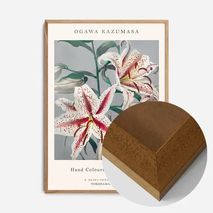 21x30cm | 8¼ x 11¾in / Oak Wood Frame