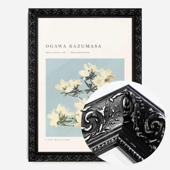 21x30cm | 8¼ x 11¾in / Black Ornate Frame