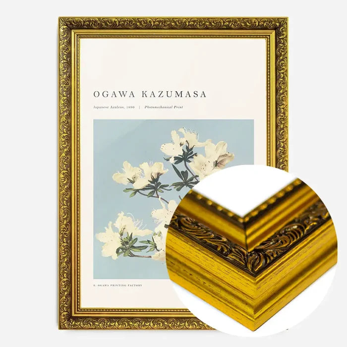 21x30cm | 8¼ x 11¾in / Gold Ornate Frame