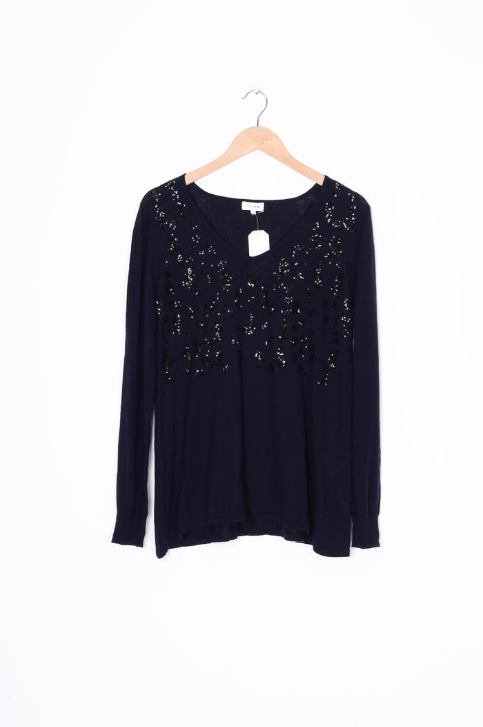 Jigsaw Womens Blue Jumper Size S