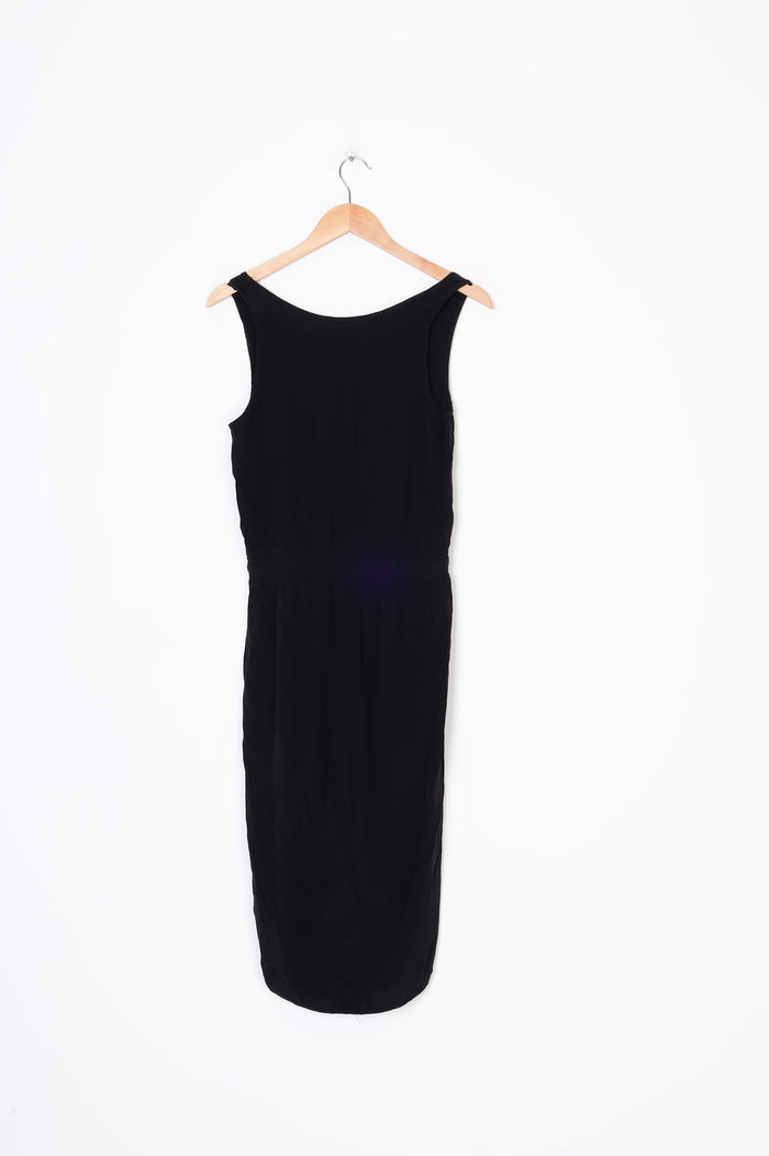 Juliette Hogan (NZ made) Womens Black Dress Size 8