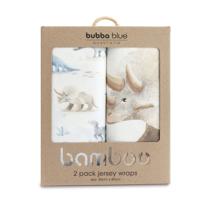 Jurassic Bamboo 2pk Jersey Wraps - Bubba Blue Australia
