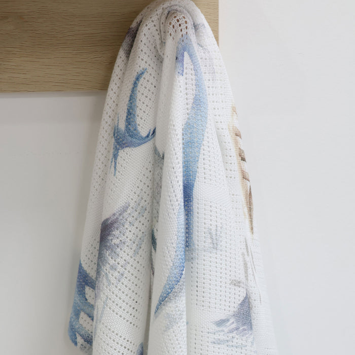 Jurassic Bamboo Cellular Blanket - Bubba Blue Australia