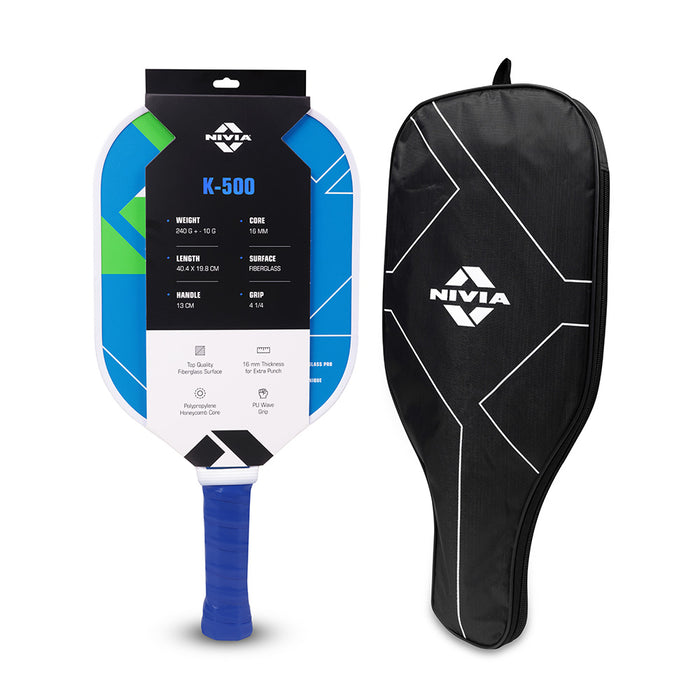 K-500 Pickleball Paddle - Blue