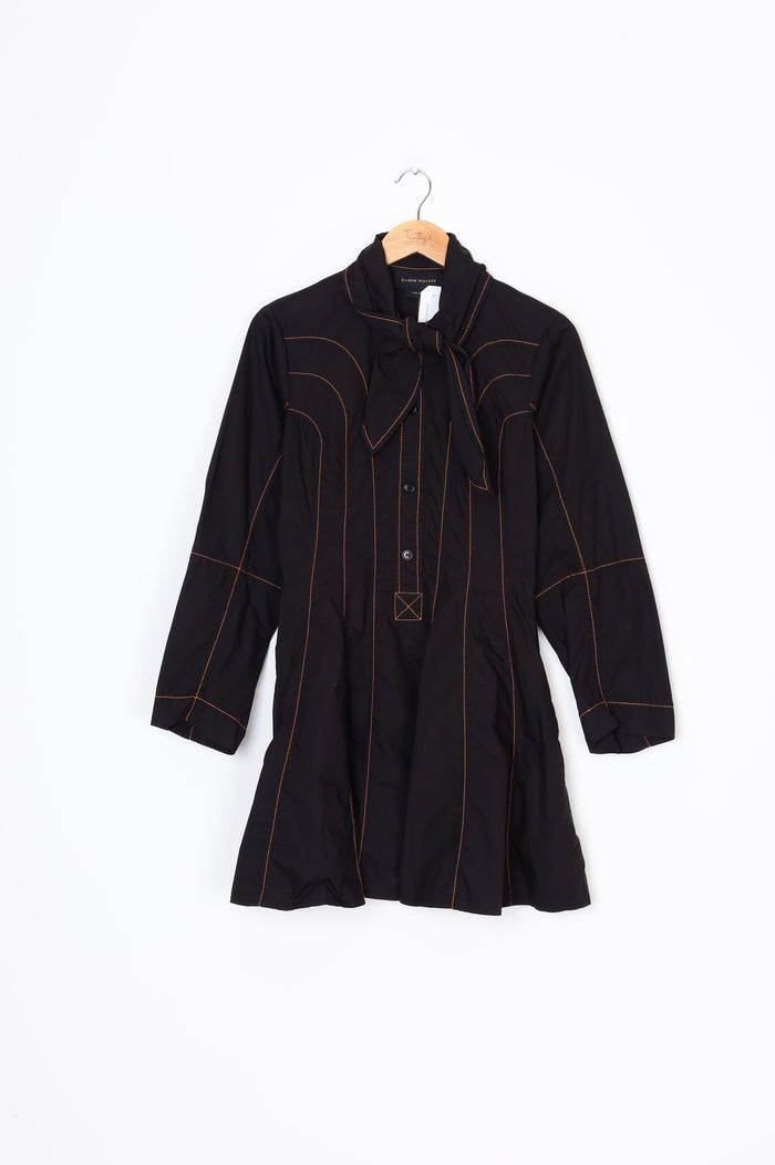 Karen Walker Womens Black Dress Size 8