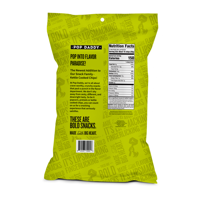 Kettle Cooked Potato Chips- 5oz- Jalapeno