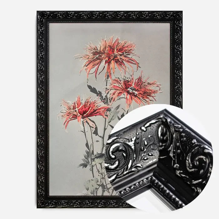 21x30cm | 8¼ x 11¾in / Black Ornate Frame