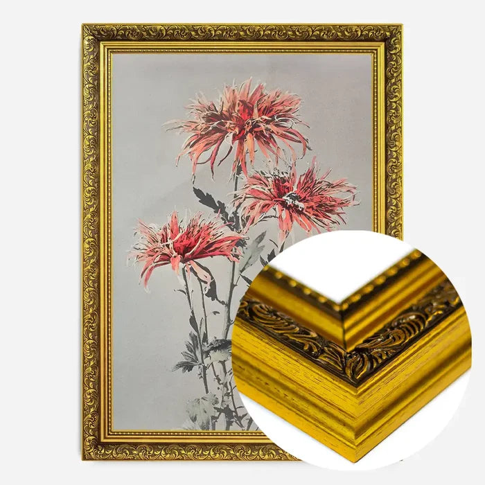 21x30cm | 8¼ x 11¾in / Gold Ornate Frame