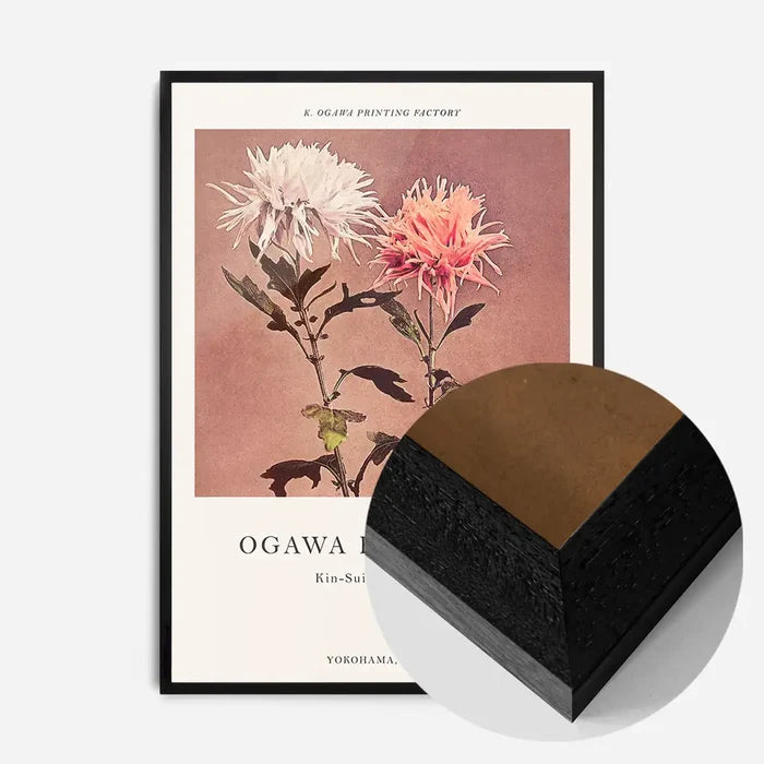 21x30cm | 8¼ x 11¾in / Black Wood Frame