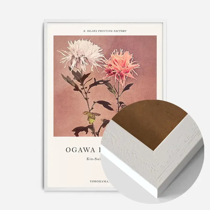 21x30cm | 8¼ x 11¾in / White Wood Frame