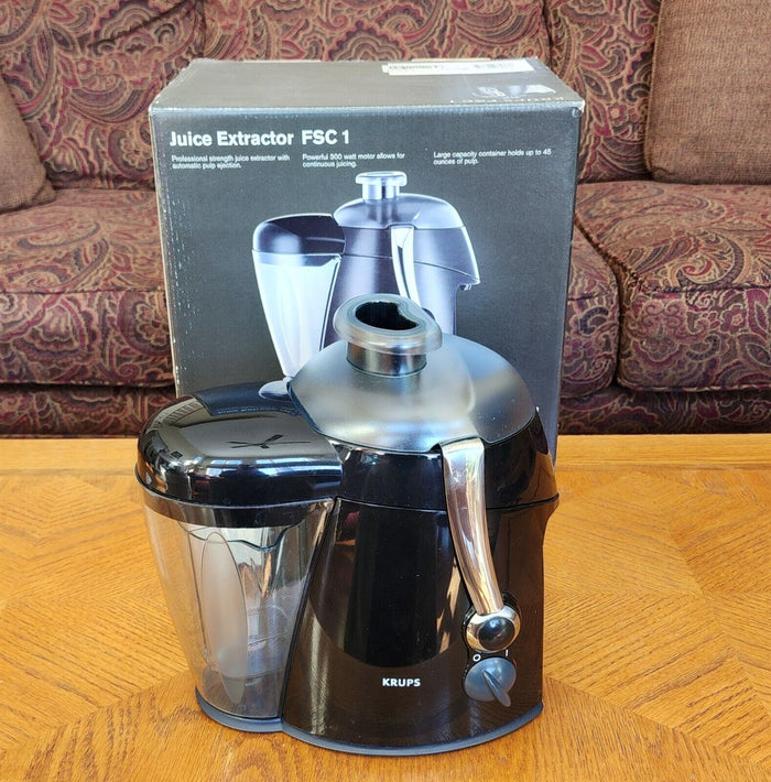 Krups Xl Large Juice Extractor Citrus Fruit Juicer Fsc1 With Instruction Manual