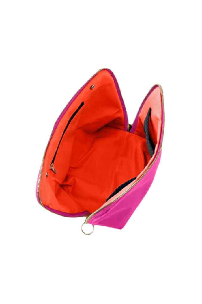 KUSSHI Signature Makeup Bag-Bubblegum/Orange