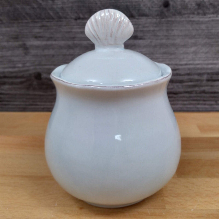 Laguna Coastal Shell Cream & Sugar Bowl Blue Nautical Sea Life by Blue Sky