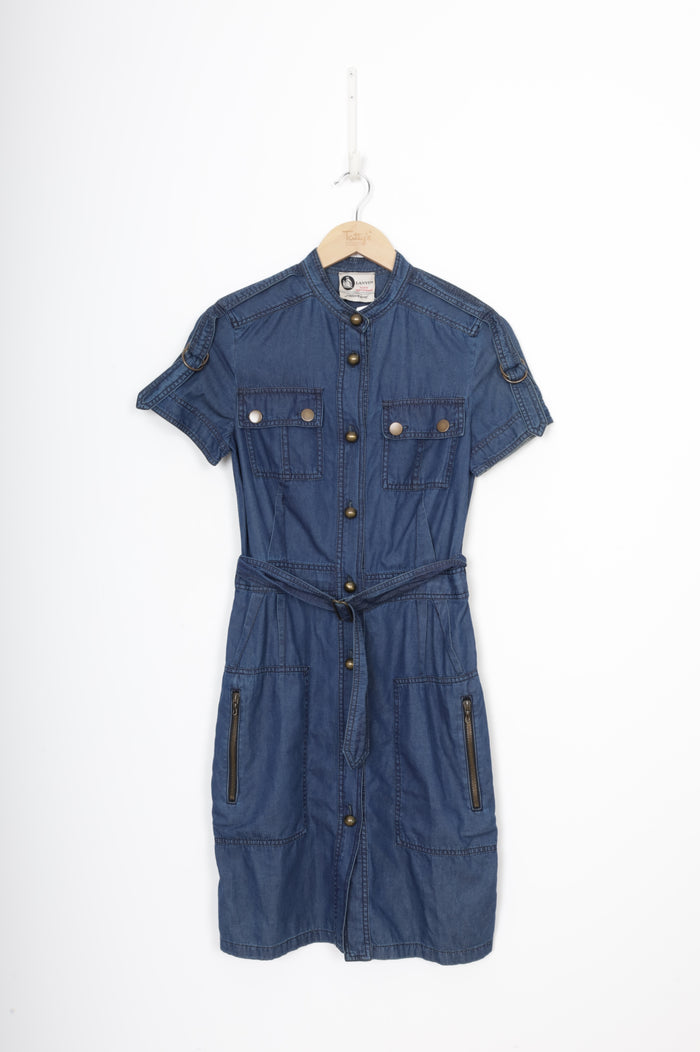 Lanvin & Acne Womens Blue Dress Size 34