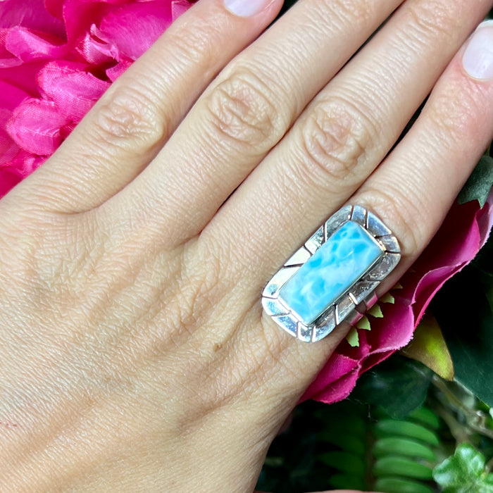 Larimar Ring