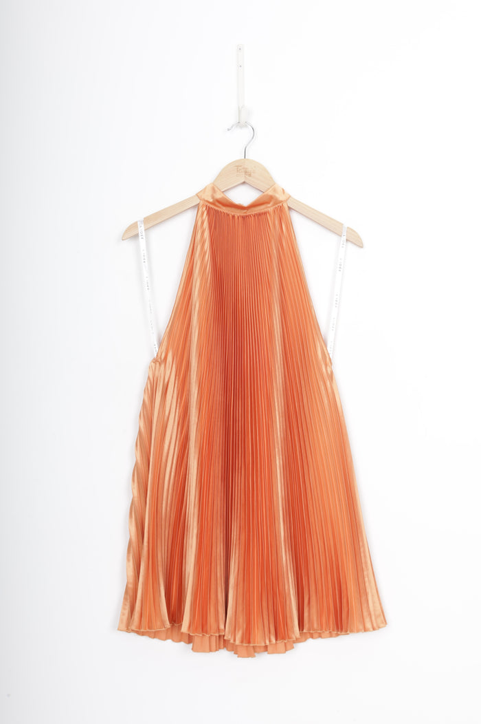 L'idee Woman Womens Orange Dress Size 10