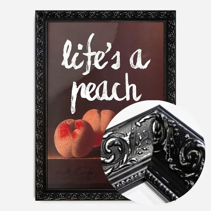 21x30cm | 8¼ x 11¾in / Black Ornate Frame