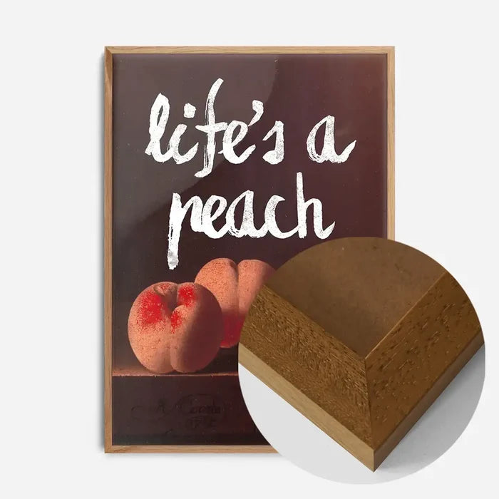 21x30cm | 8¼ x 11¾in / Oak Wood Frame