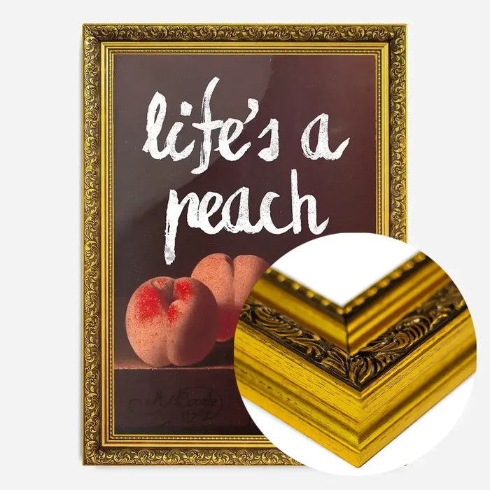 21x30cm | 8¼ x 11¾in / Gold Ornate Frame