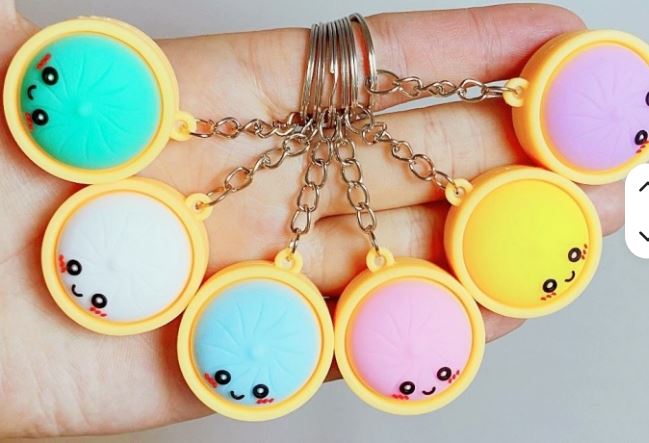 Light Up Dumpling Key Chain (6 Colors)